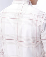 Beige Dobby Checks ShirtUnited By Hope