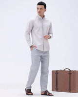 Beige Oxford Plain ShirtUnited By Hope