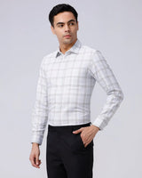Beige and Green Checks Twill ShirtUnited By Hope