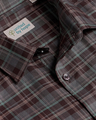 Black Olive Checks ShirtUnited By Hope