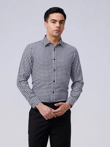 Black and White Checks Dobby ShirtUnited By Hope