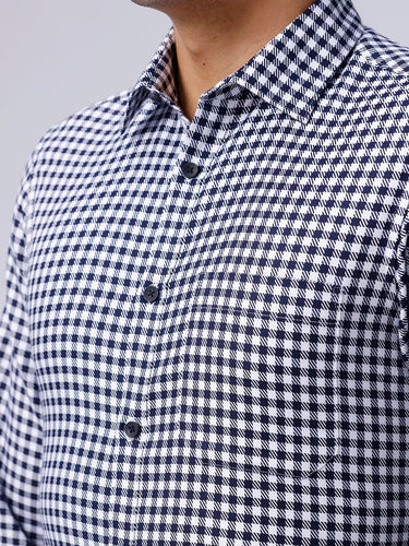 Black and White Checks Dobby ShirtUnited By Hope
