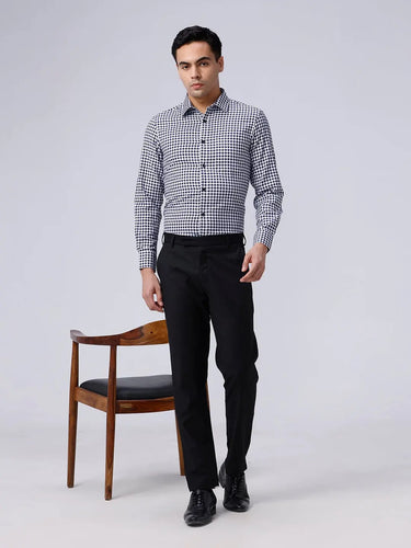 Black and White Checks Dobby ShirtUnited By Hope