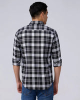 Black and White Checks Twill ShirtUnited By Hope
