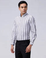 Black and White Stripes Dobby ShirtUnited By Hope