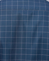 Blue Dobby Checks ShirtUnited By Hope