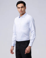 Blue Poplin Plain ShirtUnited By Hope
