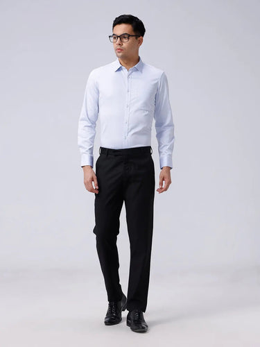 Blue Poplin Plain ShirtUnited By Hope