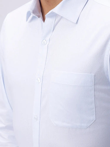 Blue Satin Structured ShirtUnited By Hope