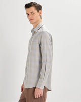 Brushed Nickel Checked ShirtUnited By Hope