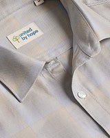 Brushed Nickel Checked ShirtUnited By Hope