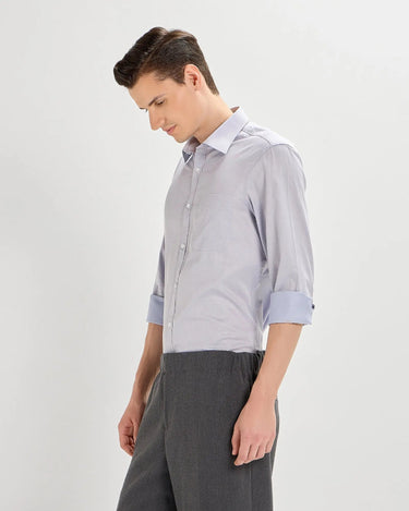 Frost Grey Plain Chambray ShirtUnited By Hope