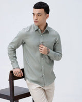 Green Full Sleeve Linen ShirtUnited By Hope
