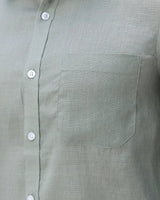 Green Full Sleeve Linen ShirtUnited By Hope