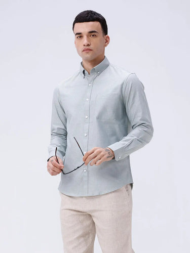 Green Oxford Plain ShirtUnited By Hope