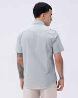 Green Oxford Plain Short Sleeve ShirtUnited By Hope