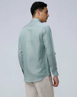 Green Tencel Plain ShirtUnited By Hope