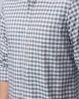 Green and Beige Checks Dobby ShirtUnited By Hope