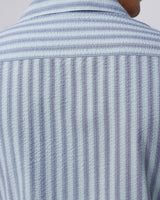 Green and Grey Stripes Waffle Dobby ShirtUnited By Hope