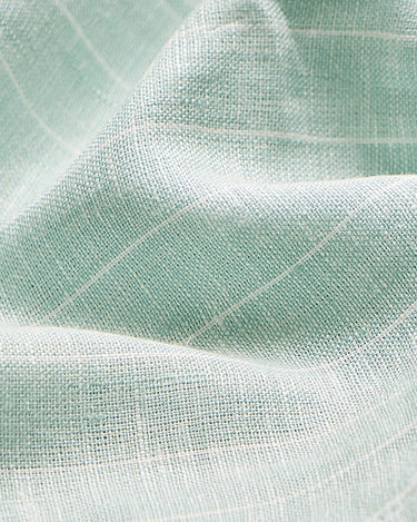 Green oversized striped linen shirtUnited By Hope