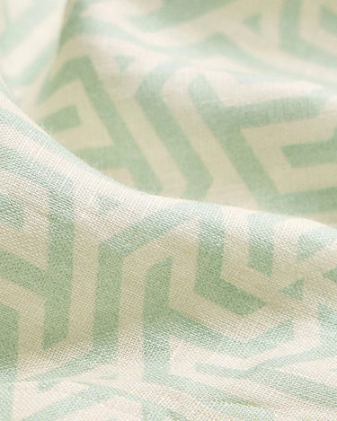 Green printed linen shirtUnited By Hope