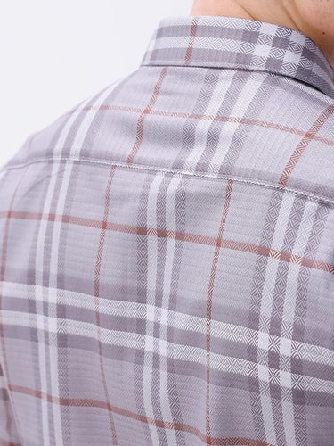 Grey Twill Checks ShirtUnited By Hope