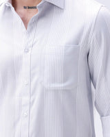 Grey Twill Stripes ShirtUnited By Hope