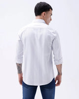Grey Twill Stripes ShirtUnited By Hope