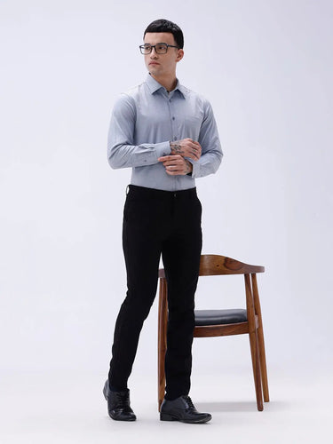 Grey Twill Structured ShirtUnited By Hope