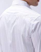 Grey and Blue Stripes Poplin ShirtUnited By Hope