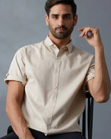 Inca Gold Short Sleeves Shirt with TabUnited By Hope