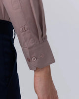 Mauve Cotton Tencel Plain ShirtUnited By Hope
