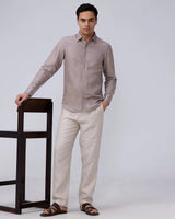 Mauve Plain Tencel ShirtUnited By Hope