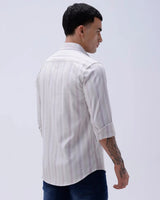 Mauve Striped Twill ShirtUnited By Hope