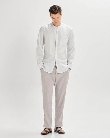 Nimbus Cloud Linen Checks ShirtUnited By Hope