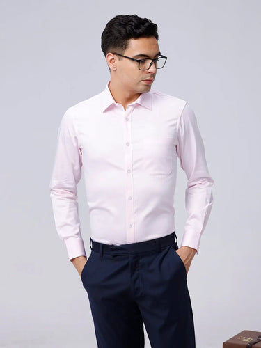 Pink Poplin Plain ShirtUnited By Hope