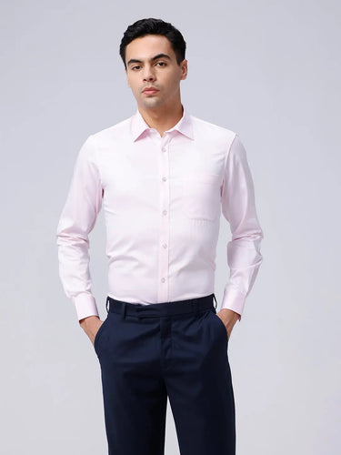 Pink Poplin Plain ShirtUnited By Hope