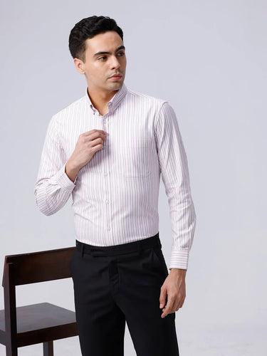 Pink and White Stripes Oxford ShirtUnited By Hope