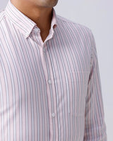 Pink and White Stripes Oxford ShirtUnited By Hope