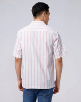 Pink and White Stripes Waffle Dobby ShirtUnited By Hope