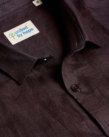 Rustic Brown Linen ShirtUnited By Hope