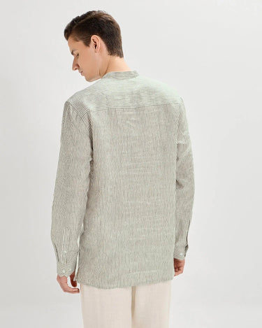 Seagrass Striped Linen ShirtUnited By Hope