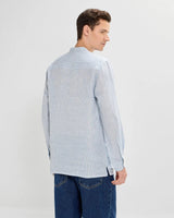Silver Blue Linen ShirtUnited By Hope