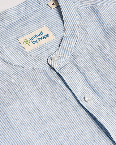 Silver Blue Linen ShirtUnited By Hope
