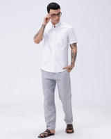 White Oxford Plain Short Sleeve ShirtUnited By Hope