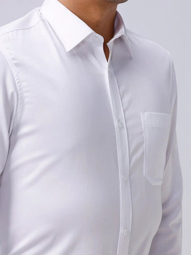 White Poplin Plain ShirtUnited By Hope