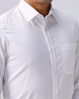 White Satin Structured ShirtUnited By Hope