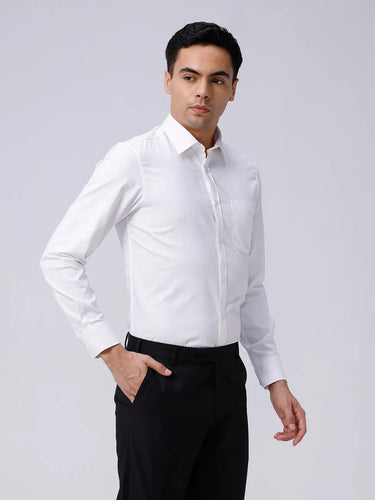 White Satin Structured ShirtUnited By Hope