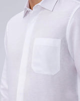 White Tencel Plain ShirtUnited By Hope
