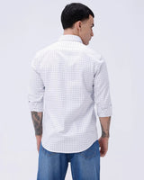 White Twill Checks ShirtUnited By Hope